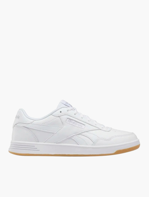 MyRunway | Shop Reebok White & Cold Grey 2 Court Advance Sneakers